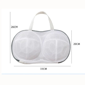 洗濯ネット ブラジャー ブラジャー専用ネット 3D 三重保護 大きいサイズ ドラム式 丈夫 耐久性 型崩れ防止 絡み防止 崩れない 丈夫 乾燥機対応 ハンドル付き 干せる 33×20cm AeeYaa