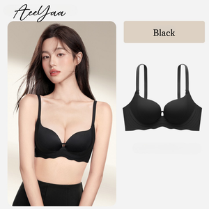 ノンワイヤー通勤ブラ-ブラック- 正面