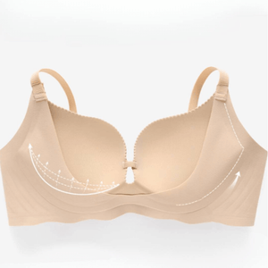 24時間ー通勤ー小胸サポート力さん向けノンワイヤーブラー