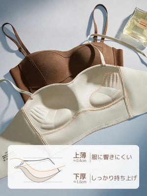 小胸メイクシリーズ 自然に寄せるタイダイ風 見せブラ 上薄下厚で自然にボリュームアップ