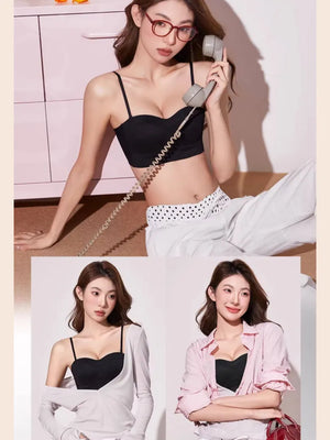 小胸メイクシリーズ 自然に寄せるタイダイ風 見せブラ コーデに取り入れやすいデザイン