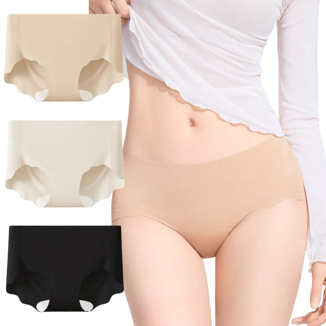 シームレスで素肌感が心地よいレディースショーツ。軽くて毎日使いやすい快適設計。