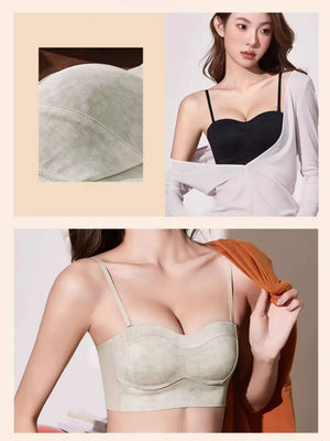 小胸メイクシリーズ 自然に寄せるタイダイ風 見せブラ カップ内側のやさしい仕様