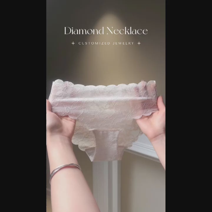 透け感エアリーレースシリーズ-パリシックシアーレースショーツ-繊細レースの質感がわかるディテール動画