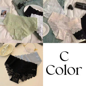 透け感エアリーレースシリーズ-パリシックシアーレースショーツ-Cカラー3枚セット。毎日にそっと溶け込むエレガントランジェリーの全体像